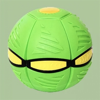 Magisk frisbee UFO bold med lys - Grøn
